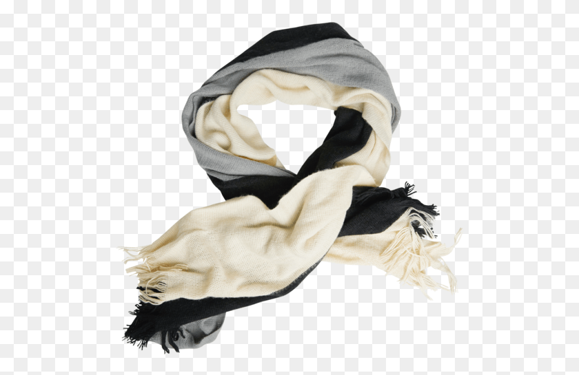 506x485 Tri Color Scarf Donni Tri Color Scarf, Clothing, Apparel, Hood HD PNG Download
