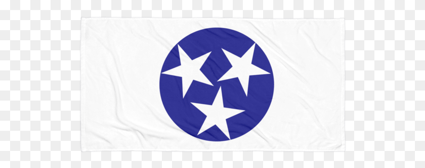 530x274 Tri Star Tennessee Beach Towel Tennessee State Flag, Symbol, Star Symbol HD PNG Download