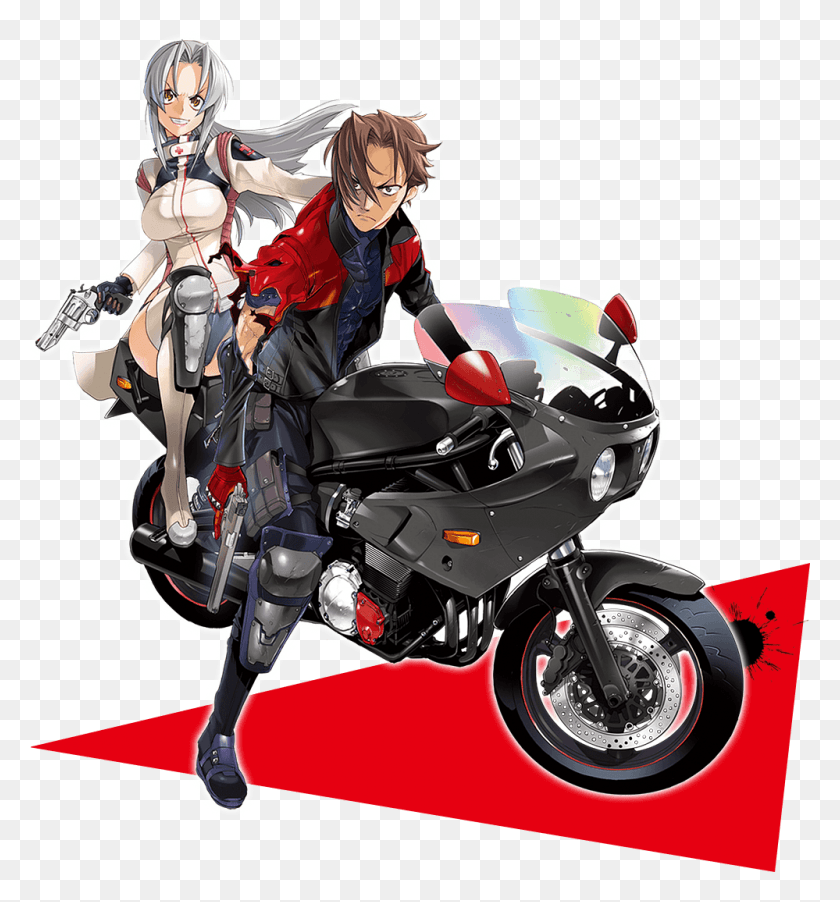 999x1079 Triage X Manga To Be Given An Anime Adaptation Triage X, Motorcycle, Vehicle, Transportation HD PNG Download