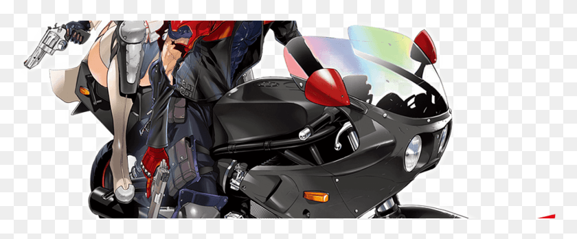 1620x600 Descargar Png Triage X Manga Para Recibir Una Adaptación Anime Triage X Art, Motocicleta, Vehículo, Transporte Hd Png