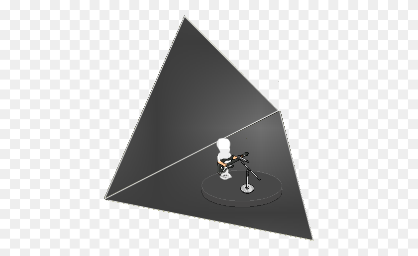 423x455 Triangle, Person, Human, Solar Panels HD PNG Download