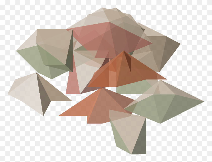 841x629 Triangle, Crystal, Paper HD PNG Download
