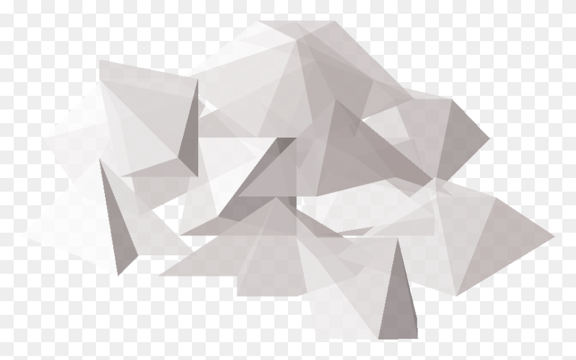 843x504 Треугольник, Бумага, Оригами Hd Png Скачать