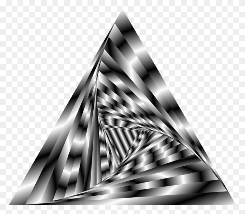 866x750 Triángulo De Iconos De Equipo Geometría Vórtice Triángulo Mtal Transparente, Escalera Hd Png