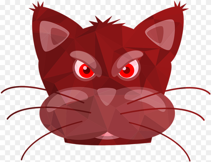 Triangle Eye, Snout, Animal, Cat, Mammal Sticker PNG