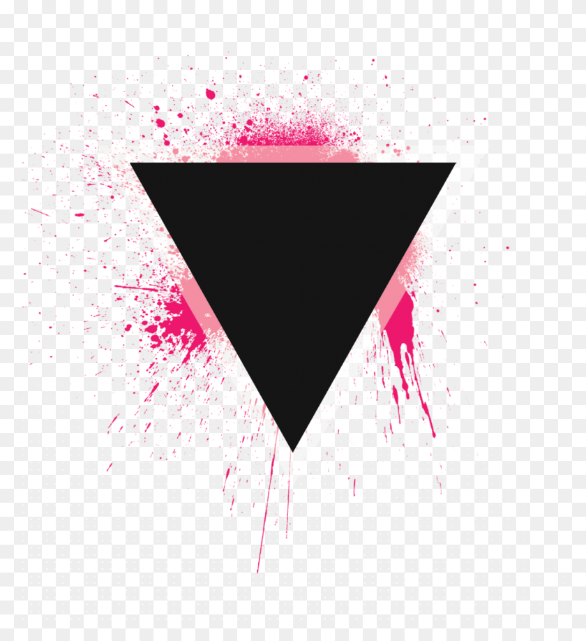 996x1096 Triangle Paint Abstract Shape Pattern Shape 4asno4i Triangle Design Abstract, Label, Text, Graphics HD PNG Download