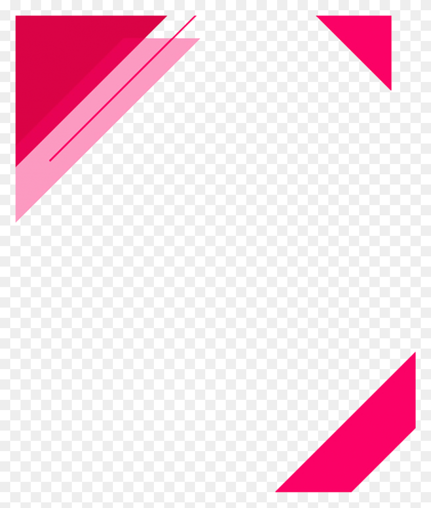 991x1184 Triangle Pink Computer File Transprent Triangle Border, Text, Electronics, Leisure Activities HD PNG Download