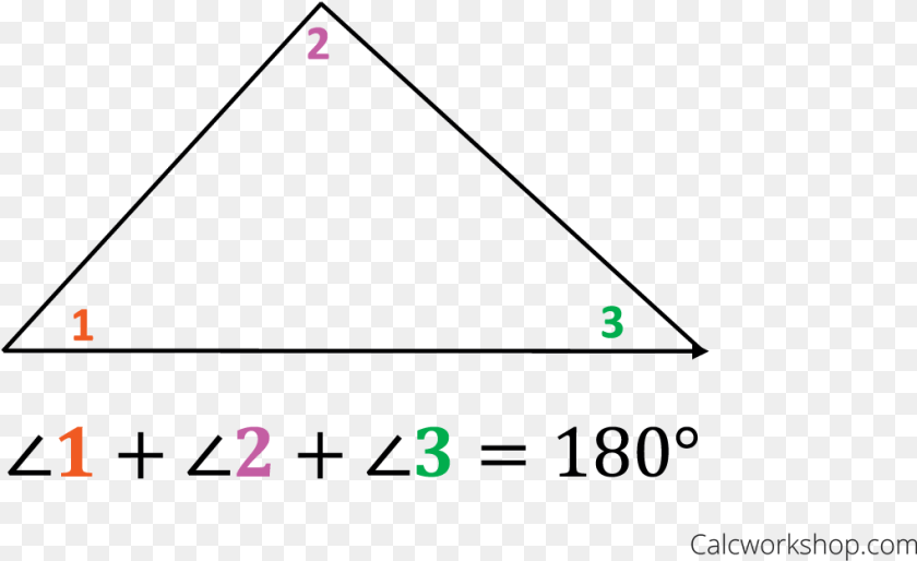 Triangle Sum Theorem Triangle, Number, Symbol, Text Clipart PNG
