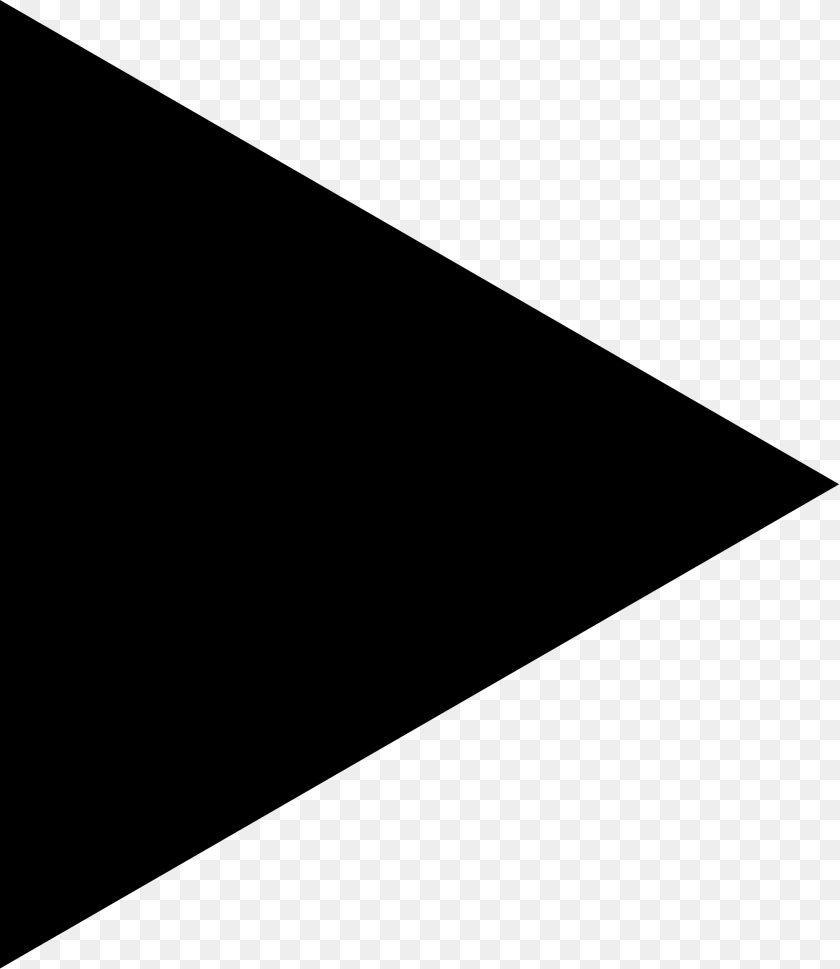 Trianglearrow Right, Gray Sticker PNG