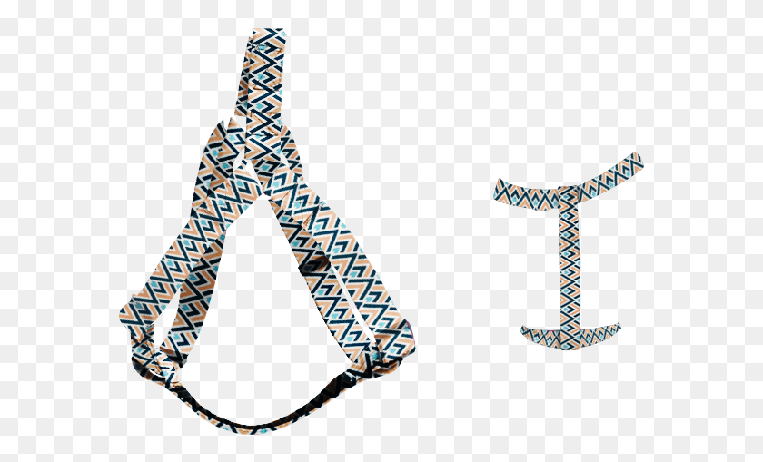 579x449 Triangles Dog Harness Personalized With Name Machine, Cross, Symbol, Suspenders HD PNG Download