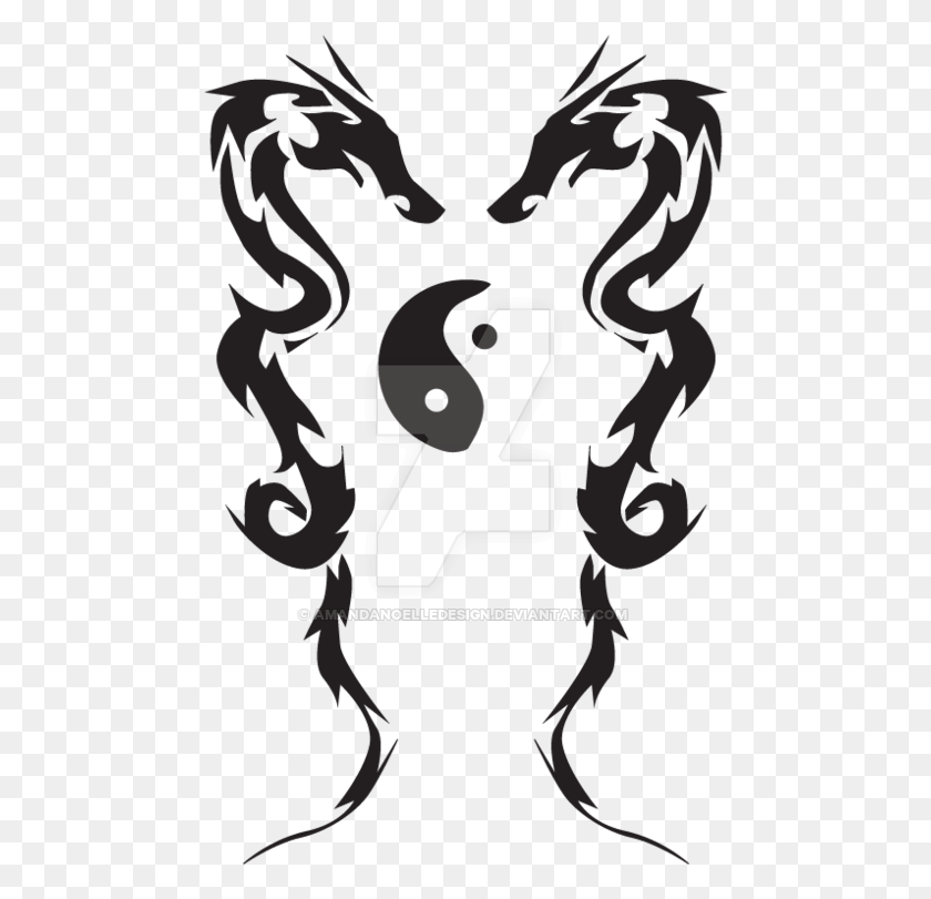 474x751 Tribal And Dragon Tattoo, Text, Number, Symbol HD PNG Download