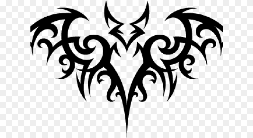 Tribal Bat, Gray, Lighting Transparent PNG