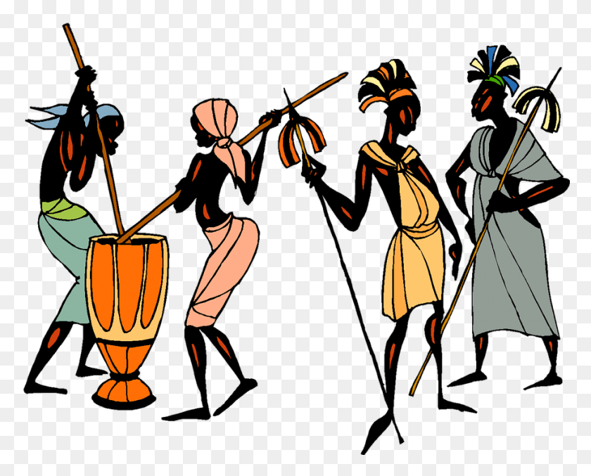 909x720 Tribal Clipart At Getdrawings African Tribe, Leisure Activities, Drum, Percussion HD PNG Download