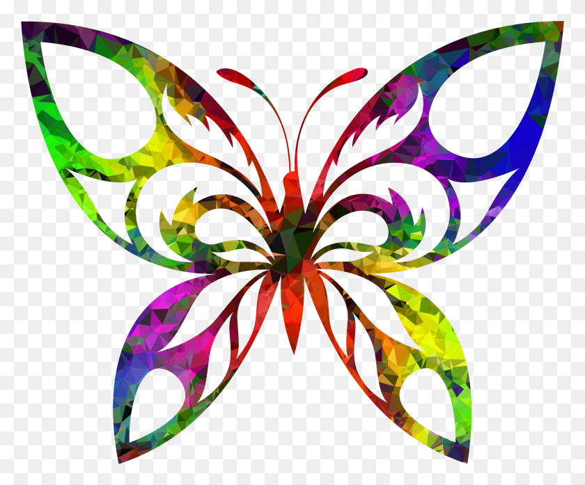 2304x1882 Descargar Png Tribal Clipart At Getdrawings Tribal Mariposa Color, Gráficos, Diseño Floral Hd Png