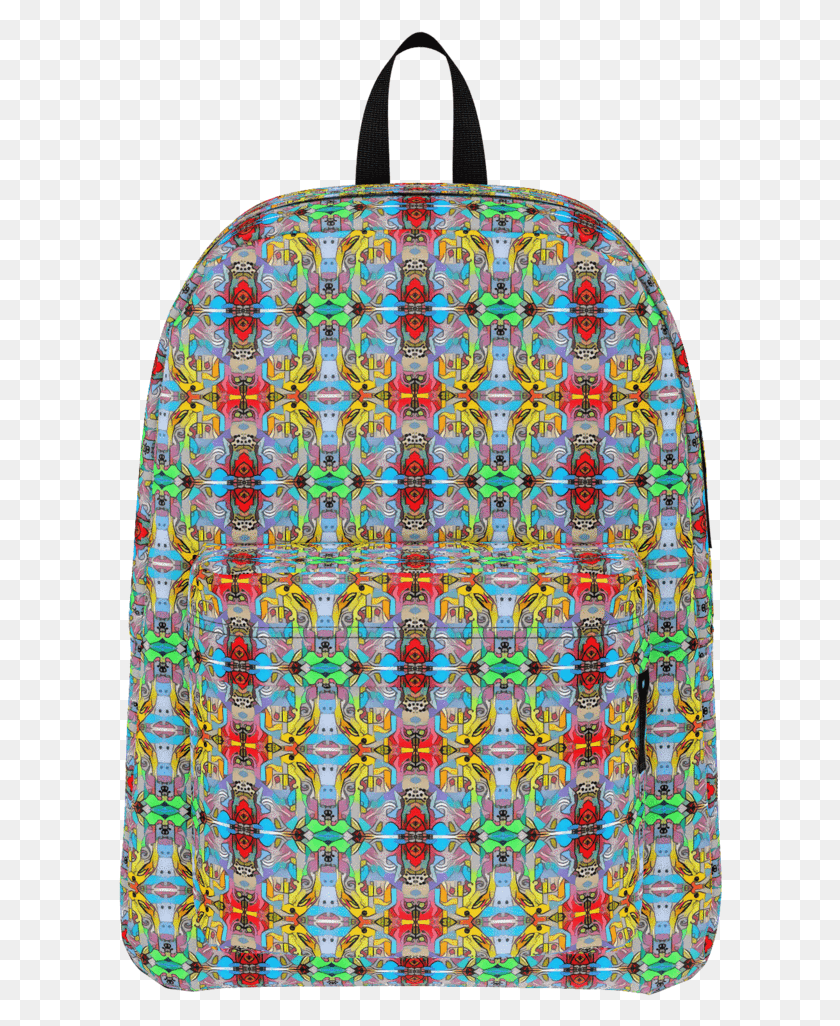 604x966 Tribal Pattern Classic Backpack Garment Bag, Stained Glass, Rug HD PNG Download