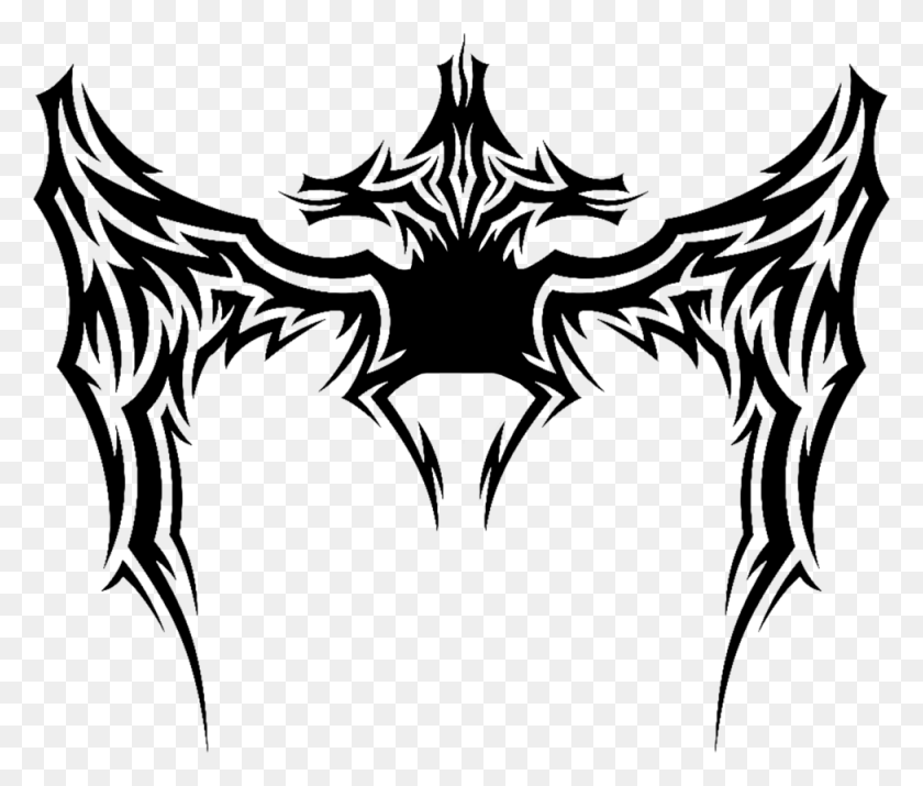 975x819 Tribal Sayap Dragon Wings Logo, Symbol, Batman Logo, Spider Web HD PNG Download