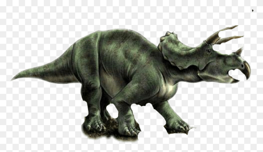 1024x560 Стикер Трицератопс Трицератопс, Тираннозавр, Динозавр, Рептилия Png Скачать