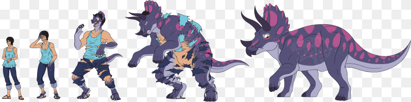 Triceratops Transformation, Baby, Person, Book, Comics Clipart PNG