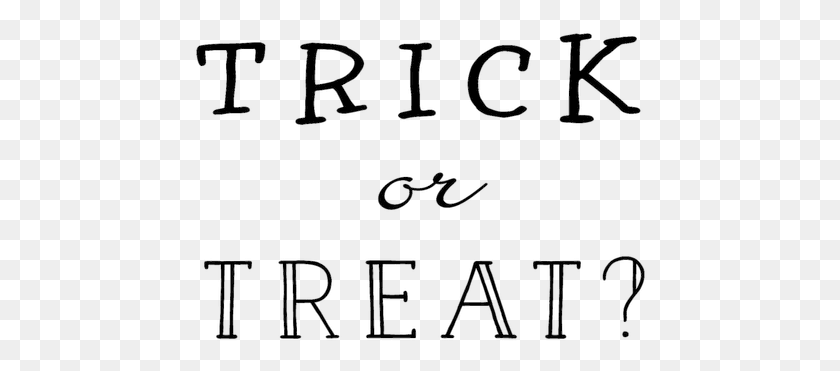454x311 Trick Or Treat Happy Halloween Stamp Calligraphy, Text, Alphabet, Number HD PNG Download