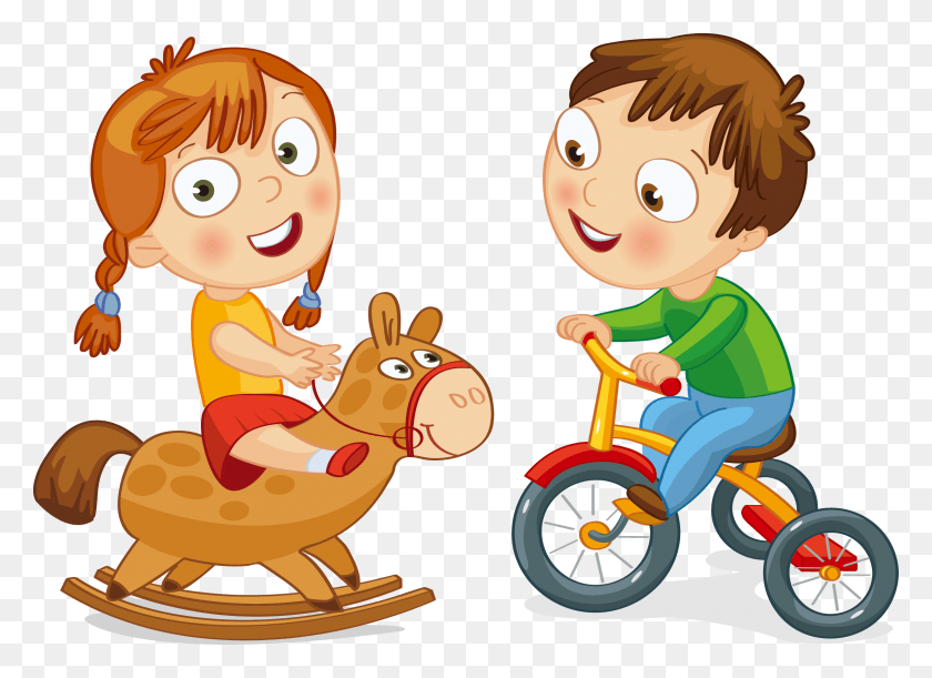 2313x1636 Tricycle Clipart Toddler Bike Childrens Play Cartoon, Vehicle, Transportation, Toy HD PNG Download