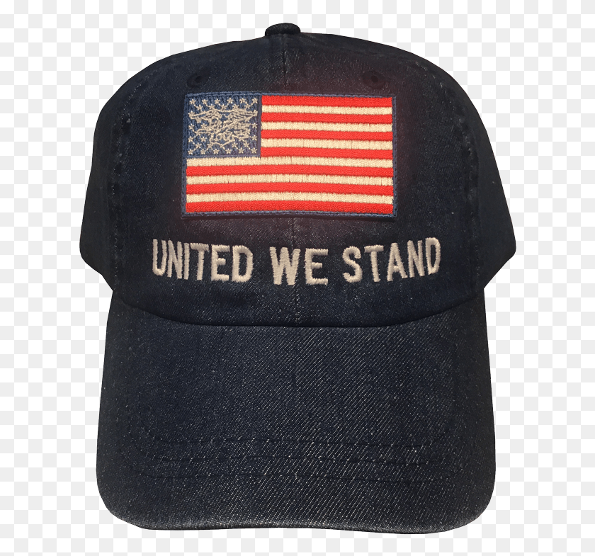 618x725 Descargar Png Trident Bandera Estadounidense United We Stand Sombrero Camisa Americana, Ropa, Vestimenta, Gorra De Béisbol Hd Png