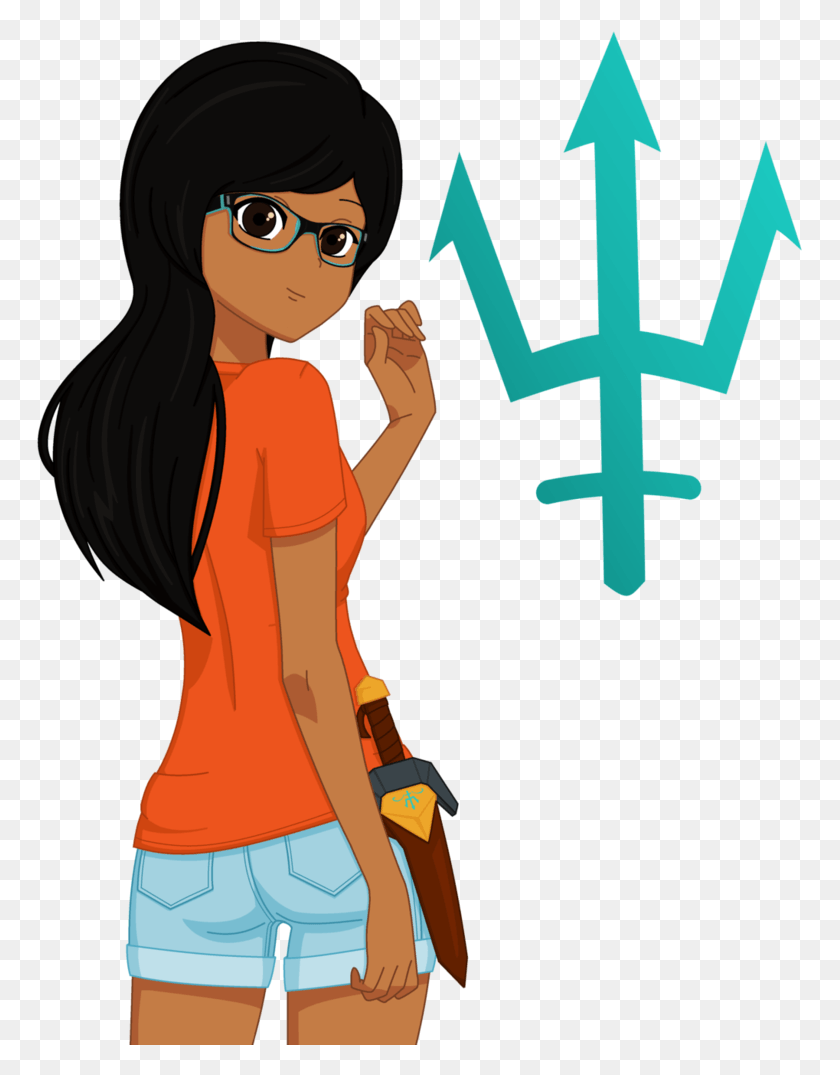 767x1015 Trident Clipart Percy Jackson, Weapon, Weaponry, Female HD PNG Download