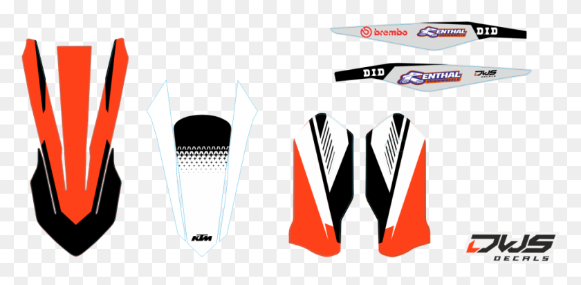 953x431 Trimset Ktm Sx F Sx 125 150 250 350 450 20162018 Model Motorcycle Protective Clothing, Text, Weapon, Weaponry HD PNG Download