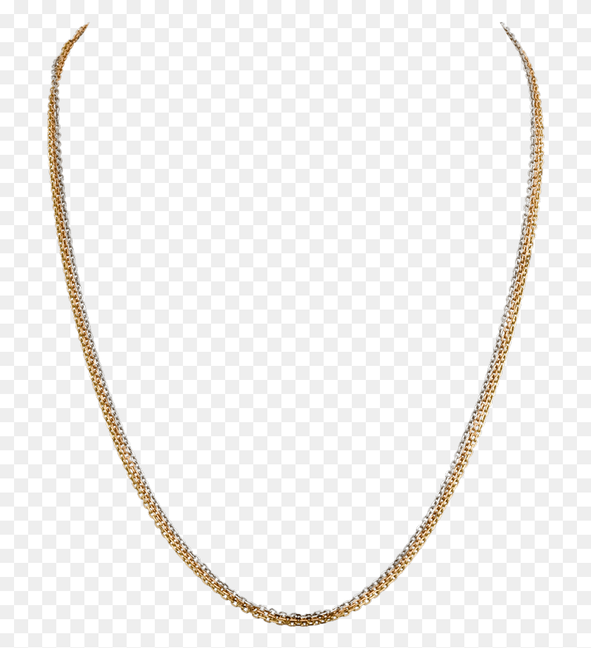 708x861 Trinity Chain Cartier Necklace All I Want Chains Gold Chain Necklace For Women, Jewelry, Accessories, Accessory HD PNG Download