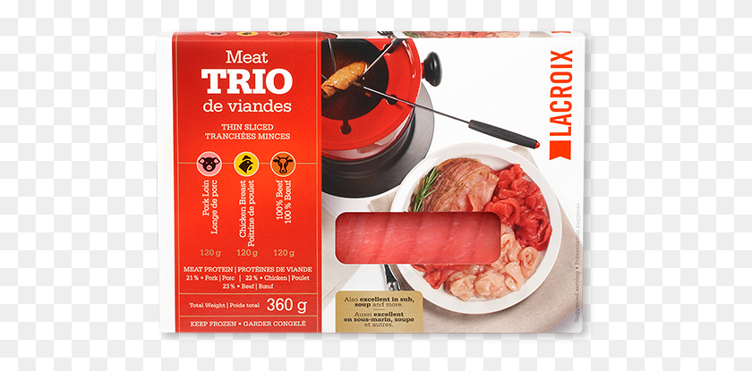 497x355 Trio Of Thinly Sliced Meats Pepperoni, Menu, Text, Food HD PNG Download