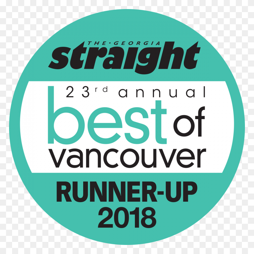 1200x1200 Trip Advisor Coe 2018 Award Georgia Straight 2018 Badge Georgia Straight Best Of Vancouver 2018, Label, Text, Poster HD PNG Download
