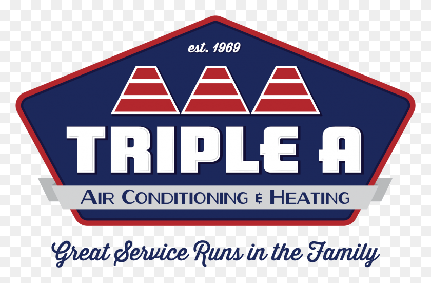 1894x1193 Triple A Air Conditioning Inc Sign, Label, Text, Logo HD PNG Download