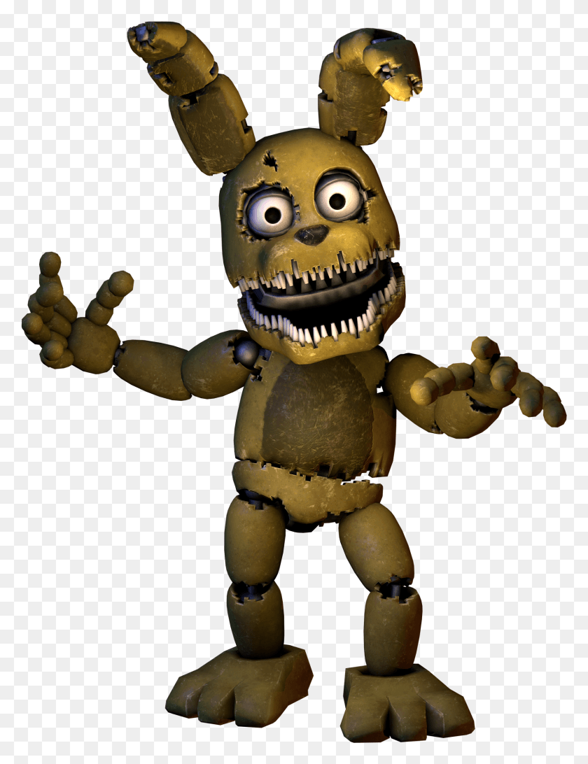 1654x2190 Triple A Fazbear Wiki Fnaf Vr Help Wanted Plushtrap, Toy, Figurine, Sweets HD PNG Download