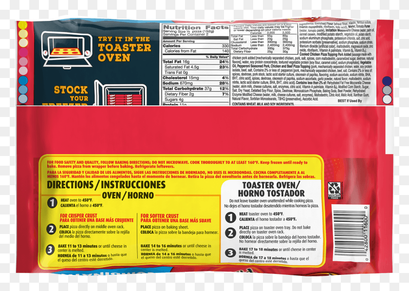 1801x1242 Triple Cheese Pizza Nutrition Facts, Advertisement, Poster, Label Descargar Hd Png