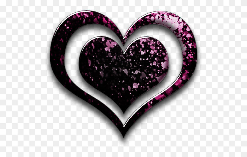 541x476 Triple Hearts Icon Pink, Heart, Rug HD PNG Download