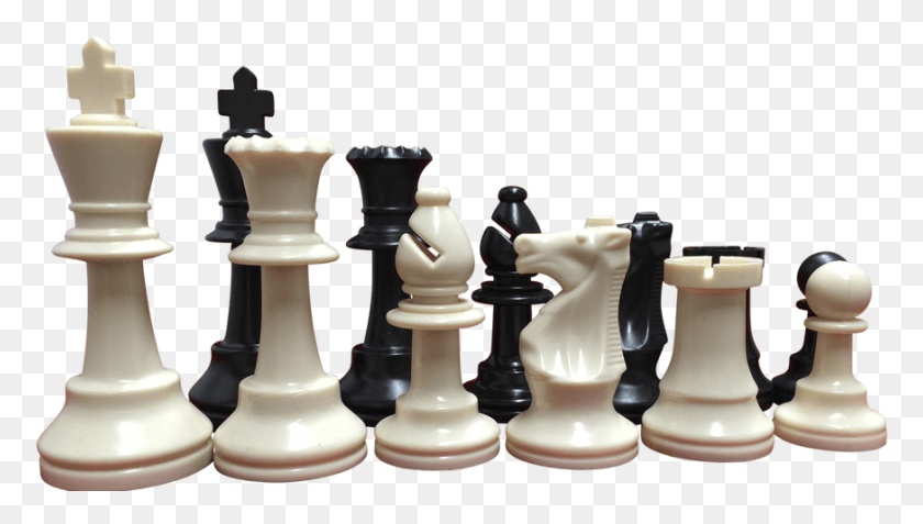 873x467 Triple Weighted Chess Pieces Amp Folding Chess Board Chess, Game HD PNG Download