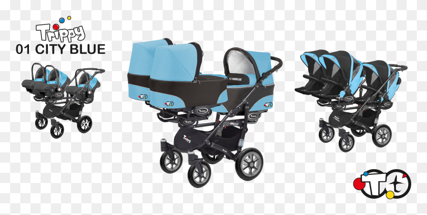 2142x997 Trippy 01 City Blue Trippy Stroller, Motorcycle, Vehicle, Transportation HD PNG Download