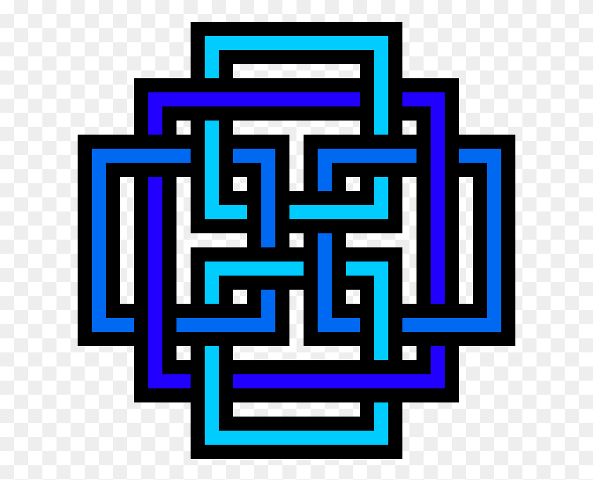 621x621 Trippy Af Grid Minecraft Pixel Art, Pac Man, First Aid, Maze HD PNG Download