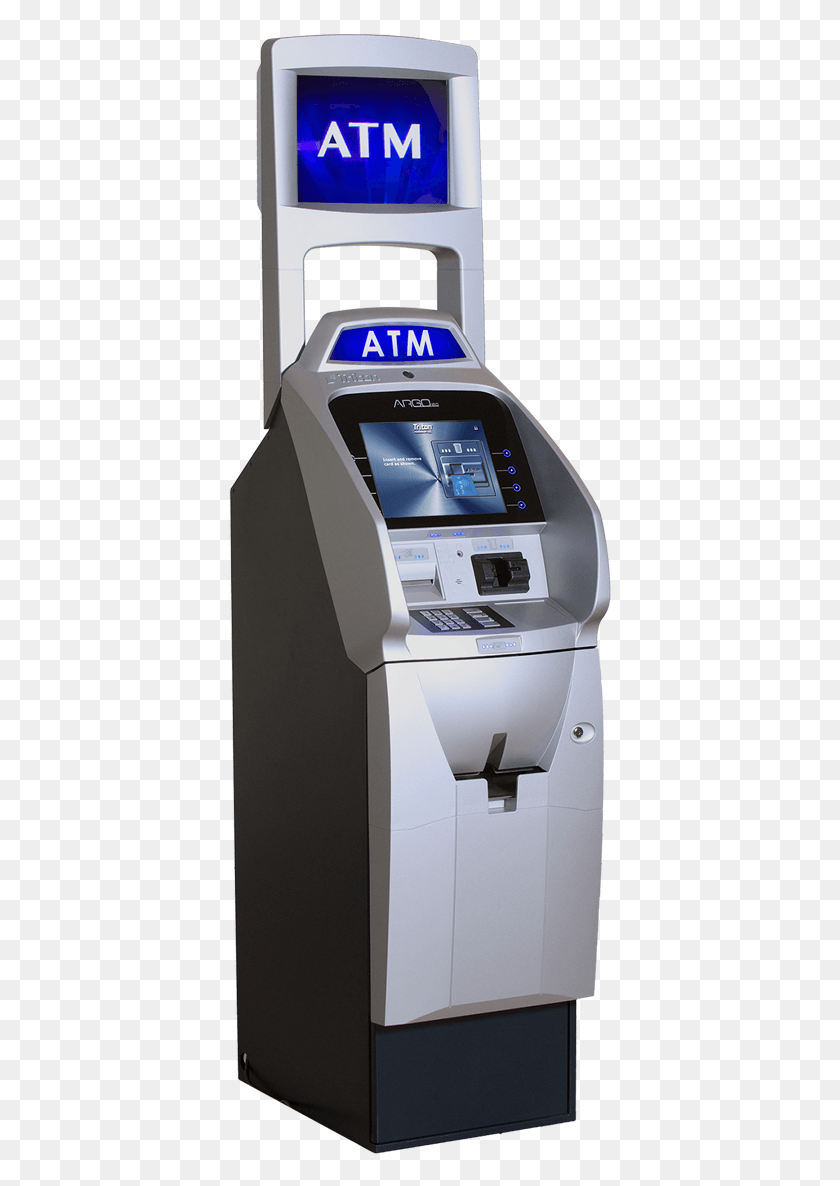 383x1126 Triton Argo 7 Atm Machine, Kiosk, Cash Machine, Gas Pump HD PNG Download