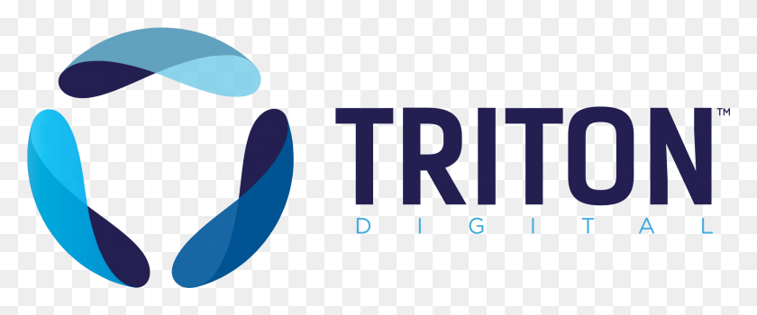 2226x829 Descargar Png Triton Digital Logo, Texto, Número, Símbolo Hd Png
