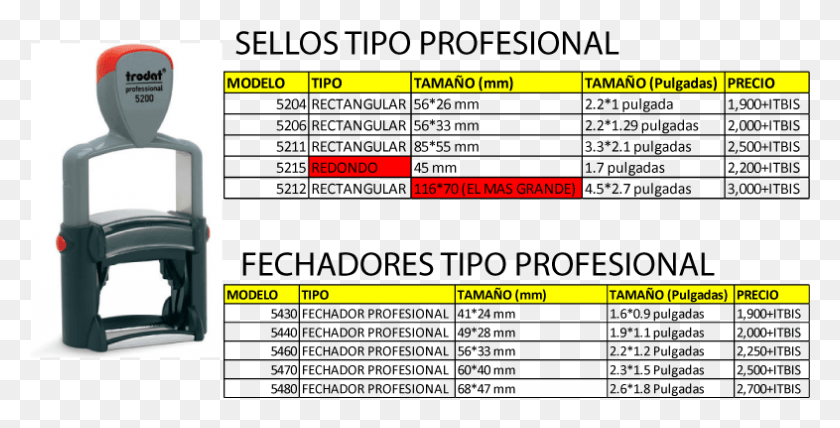 786x371 Trodat Dimensiones De Los Sellos, Text, Plot, Label HD PNG Download
