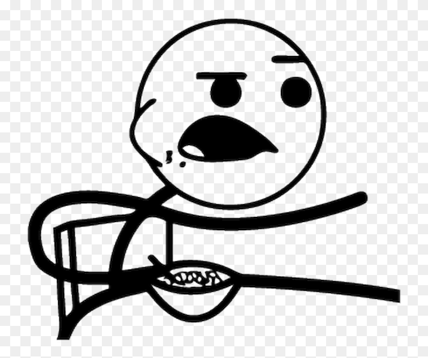 743x643 Descargar Png Troll Face Meme Cereal Guy Camiseta Meme Faces Cereal Guy, Vehículo, Transporte, Volante Hd Png