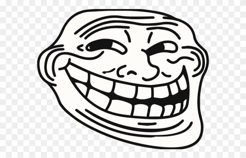 589x481 Troll Face Transparent, Food, Dish, Meal HD PNG Download