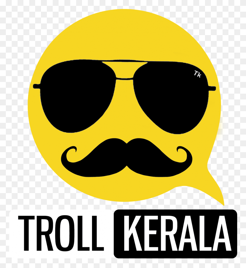 1205x1323 Descargar Png Troll Kerala Logo Watermark Troll Malayalam Logo, Gafas De Sol, Accesorios, Accesorio Hd Png