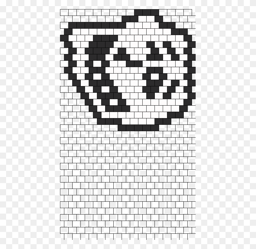 445x756 Trollface Bead Pattern Brickwork, Game, Chess, Rug HD PNG Download