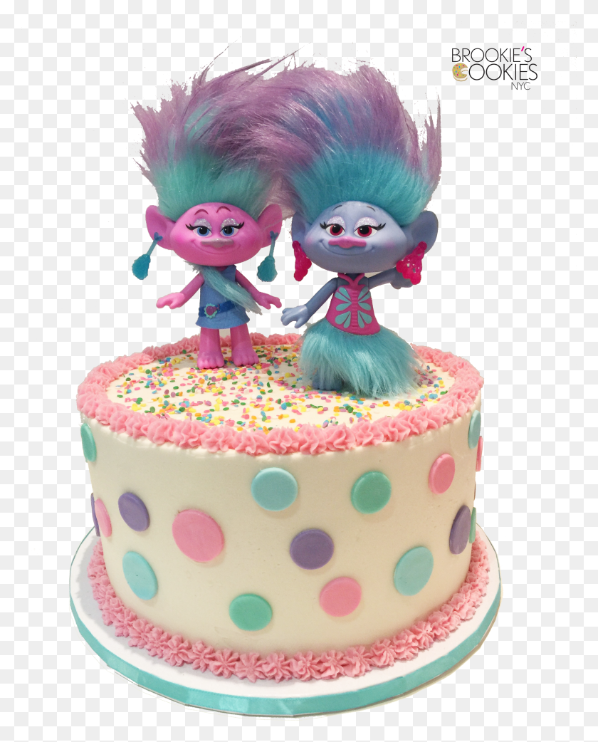 2449x3086 Trolls Cake Trolls Cakes 2016 HD PNG Download