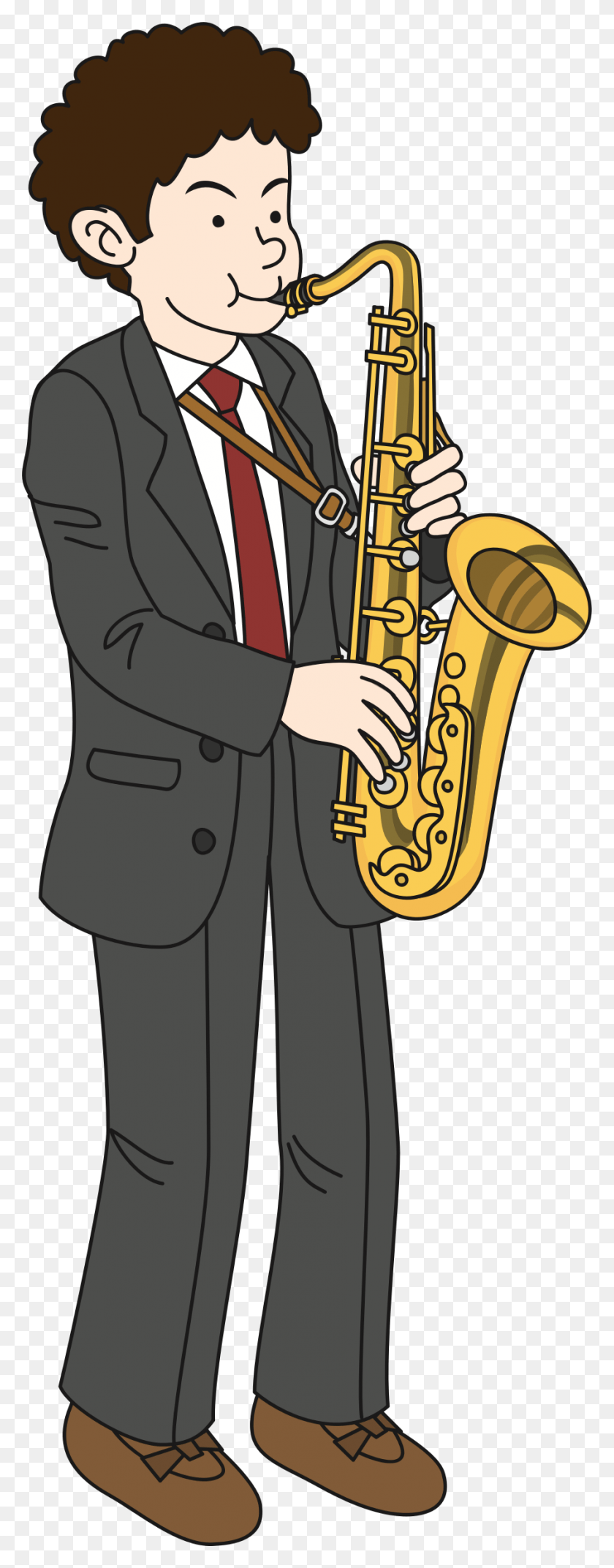 Мальчик с саксофоном