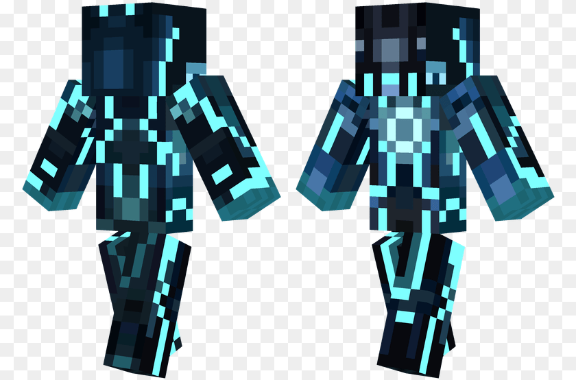 Tron Minecraft Monster Skin, Art, Graphics Transparent PNG