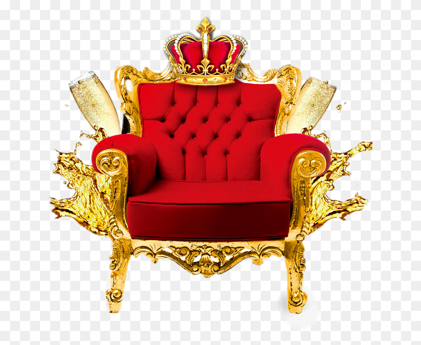 647x628 Trono Sticker Chair For Wedding, Furniture, Throne HD PNG Download