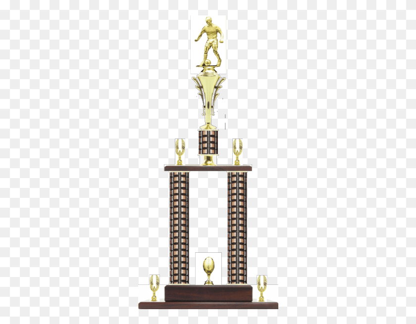 284x595 Trophy, Person, Human, Lamp HD PNG Download