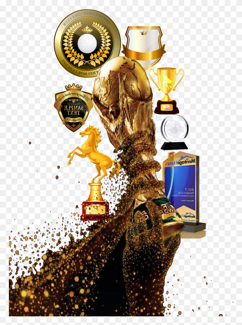 869x1190 Trophy Amp Momentos, Treasure, Gold HD PNG Download